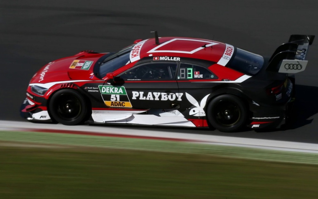 Audi RS5 DTM con sponsor Playboy